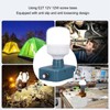 Battery Powered Work Light Bulb E27 Adjustable Brightness LED Bulb