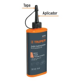 Aceite Lubricante Multiusos 90ml 3 Oz Truper 16712