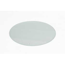 Chop-Chop Round Glass Cutting Board Or Counter Saver, 16 Inches