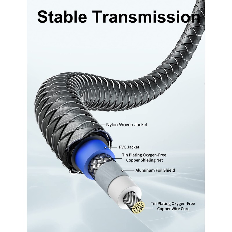 EMK 90 Degree RCA Cable, Male to Male Subwoofer Cable