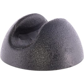 WAGNER 12393099 Floor Protector for Hairpin Legs Diameter 30 x 20 mm for Pipes Diameter 9 mm High-Quality Plastic, Black, Protects All Floors from Scratches