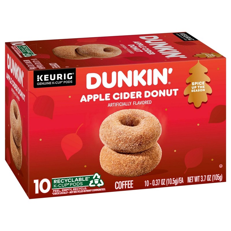 Dunkin, Apple Cider Donut K-Cups, 10 Count