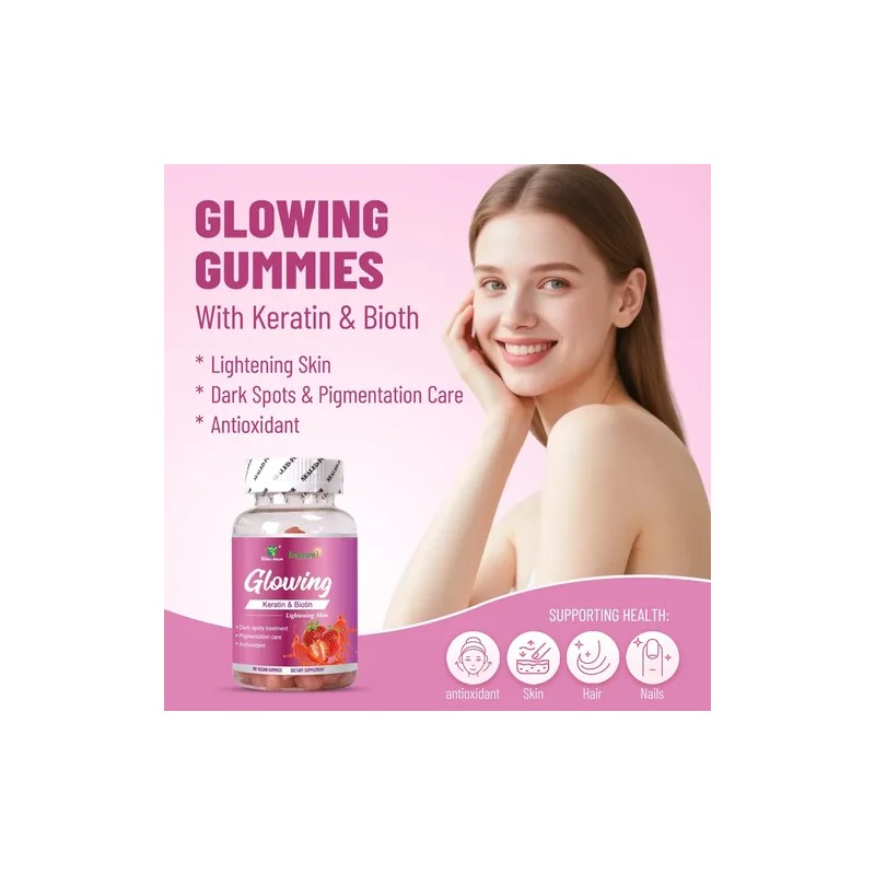 Wins Town Gomitas Keratina Biotina Piel Y Cabello 60 Piezas