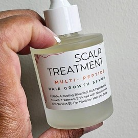 Botanical Peptide Hair Growth Scalp Treatment Activates Follicles Blocks DHT Niacinamide + Hyaluronic Acid Scalp Nourishing