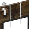 Over-The-Door Hooks (Heavy Duty) Metal for Thick Doors | Adjustable