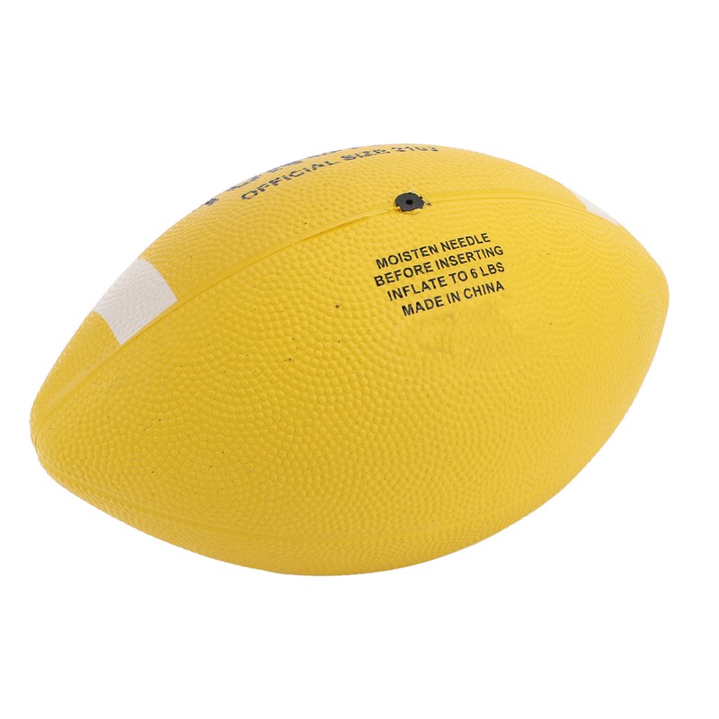 Rugby Ball Professional Size 3 Rubber Lightweight Portable High Elasticity