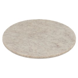Round Placemat Felt Coaster in 35 cm, Camel Hair (HF047) for Glasses, Food, Table Decoration