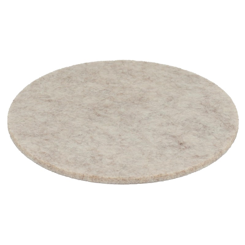 Round Placemat Felt Coaster in 35 cm, Camel Hair (HF047)
