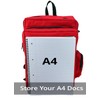 EVAQ8 Emergency Grab Bag Empty Red Rucksack For Storing And