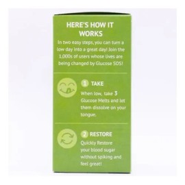 Glucose Melts Tabletas De Glucosa Sabor Manzana 15 Pzas Manzana