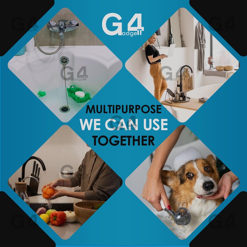 G4GADGET Stainless Steel Sink Strainer and Plug Set - Effortless