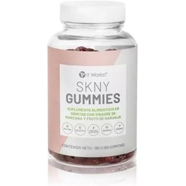 It Works - Gomitas de vinagre de manzana y naranja, 60 unidades