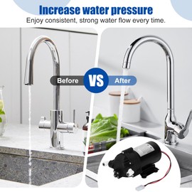 6800 Booster Pump Kit for up to 100 GPD Home RO Reverse Osmosis Water Filter System Standard or Manifold, Includes Pump, Pressure Switch PSW-240, Transformer, 6840-2J03-B224 B221