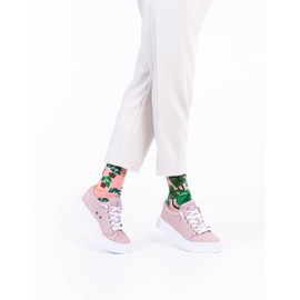 Many Mornings - Mismatched Socks - Funny Socks Unisex - Sizes 35-46 - Gift Idea - Made in EU - Natural, Plant Lover