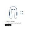 Sony WI-C100 - Audífonos inalámbricos intraauriculares con Banda para el