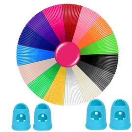 3D Pen Filament 1.75 mm PLA, 3D Pen Filament 15 Colours, 5 m Each - 3D Pen Colours Pack for Children and Adults, 3D Pen Accessories Filament, PLA Filament Pack, 3D Printer Filament