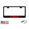 BLVD Toyota PRO Black Stainless Steel License Plate Frame Including