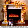 LED light chain autumn leaves garland