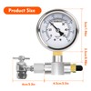 LTIENBST 700PSI Nitrogen Filling Tool Nitrogen Regulator Kit Fit for