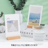 DFsucces Wooden Card Stand, 10 Pcs Natural Wood Memo Clip