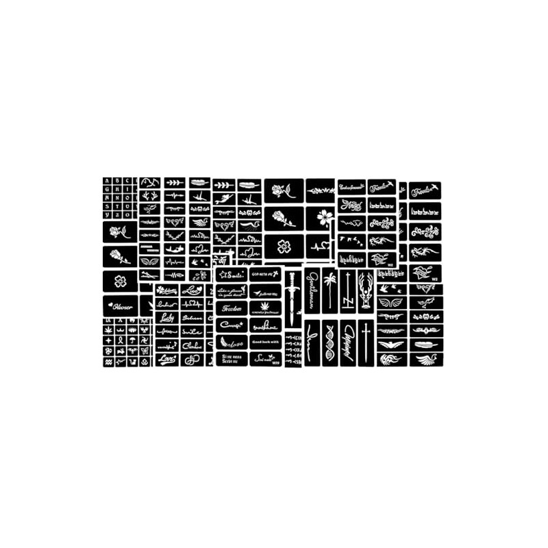 6 Sheets Tattoo Stencil Template Mixed A4 Tattoo Stencil
