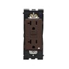 Leviton RGF20-WB Renu Self-Test Tamper-Resistant GFCI Outlet, 20-Amp, Walnut Bark