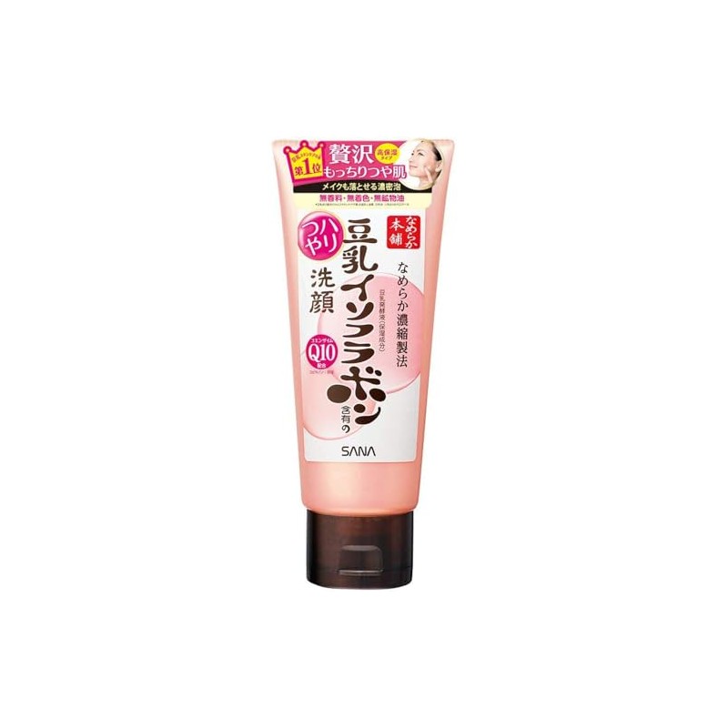 Sana Nameraka Honpo Soy Milk Isoflavon Q10 Cleansing Face Wash