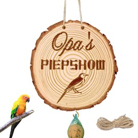 Gift for the best grandpa, fat ball holder, grandpas, bird feeder, bird feeder, hanging funny gift idea, original wooden gift for grandpa, for garden, balcony