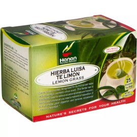 Hanan Lemongrass 25 Herbal Tea Bags Hierba Luisa from Peru