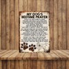 MY DOG'S BEDTIME PRAYER RETRO STYLE METAL TIN SIGN/PLAQUE (POODLE)