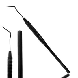 Pro Eyelash Lift Perm Tool Lash Separator Tint Tool Stainless Steel Eyelash Separator Lash Lift Rod for Eyelash Extensions Eyebrow (Black)