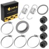 Caltric Exhaust Muffler Gasket Kit for Arctic Cat 400 2X4