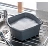 Addis 8 Litre Small Rectangular Bowl, Metallic Silver, 8L, 319251