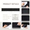 VEELIKE Black Vinyl Plank Flooring Peel and Stick Floor Tile