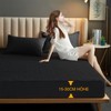 Waterproof Mattress Protector 90 x 200 cm Fitted Sheet Luxury,