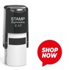 stampexpression - Shop Now Self Inking Rubber Stamp - Red