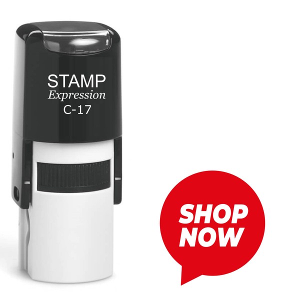 stampexpression - Shop Now Self Inking Rubber Stamp - Red