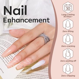 Modelones 12 Colors Builder Gel Set, Pink Brown Builder Nail Gel White Hard Gel Builder Nail Strengthener Extension Gel Color Base Gel Builder Gel in a Bottle