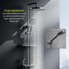Shower Head Holder Handhold Shower Elbow Adapter Brass Adjustable Shower
