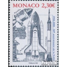 Prophila Collection Monaco 2877 (Complete Edition) Mint NH ** MNH 2008 50 Years NASA (Stamps for Collectors) Space