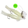 20pks 5-Color 4.5" Fishing Ling Cod Rig Twin Bulb Squids