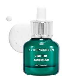 BRING GREEN ZINC TECA Serum con niacinamida | Suero facial calmante para pieles sensibles, minimización de poros e hidratación | Cuidado de la piel co