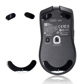 immoenuc Glass Mouse Skates for Razer Viper V2 Pro Mouse Feet Pads Smooth Durable Game Mouse Accessories (Earth Pattern)