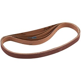 Draper 92452 Aluminium Oxide Sanding Belts 240g Pack of 5 (13mm x 457mm)