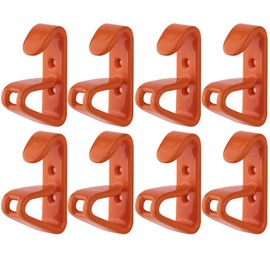 TUBYIC Wheel Display Hooks, Car Rim Wheel Display Hooks Solid Steel with Soft Plastic Coated Wheel Rim Hooks for Hanging Rims on The Wall