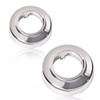 DOTCOM 2PCS Front Wheel Center Cap, Compatible with 1994-2008 Ford