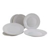 Anforama Juego De 6 Platos Trinche Elegantes Melamina Brillante Albar