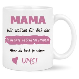 Diztoud Mama Tasse, Muttertagsgeschenke für Mama von Tochter, Sohn, Geschenke zum Muttertag, Beste Mama Geschenk, Tasse Muttertag Weihnachtsgeschenke, Geburtstagsgeschenk, 325ml Kaffeetasse, weiß