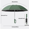 Afkengung Inverted Automatic Umbrella with Carabiner Handle well built Large