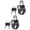 Motorcycle Helmet Lock, 2Pcs Universal Motorcycle Helmet Anti-Theft Security Helmet